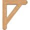 Ekena Millwork Traditional Craftsman Smooth Bracket w/ Offset Brace, Western Red Cedar, 7 1/2"W x 32"D x 38"H BKT0806X32X38TRA04SWR - alternate 4